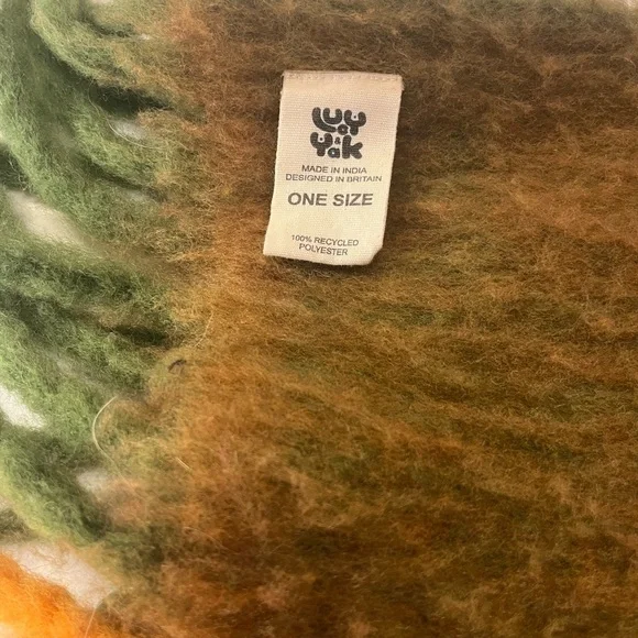 Lucy & Yak Multicolor Scarf with Fringe - Picture 5 of 7